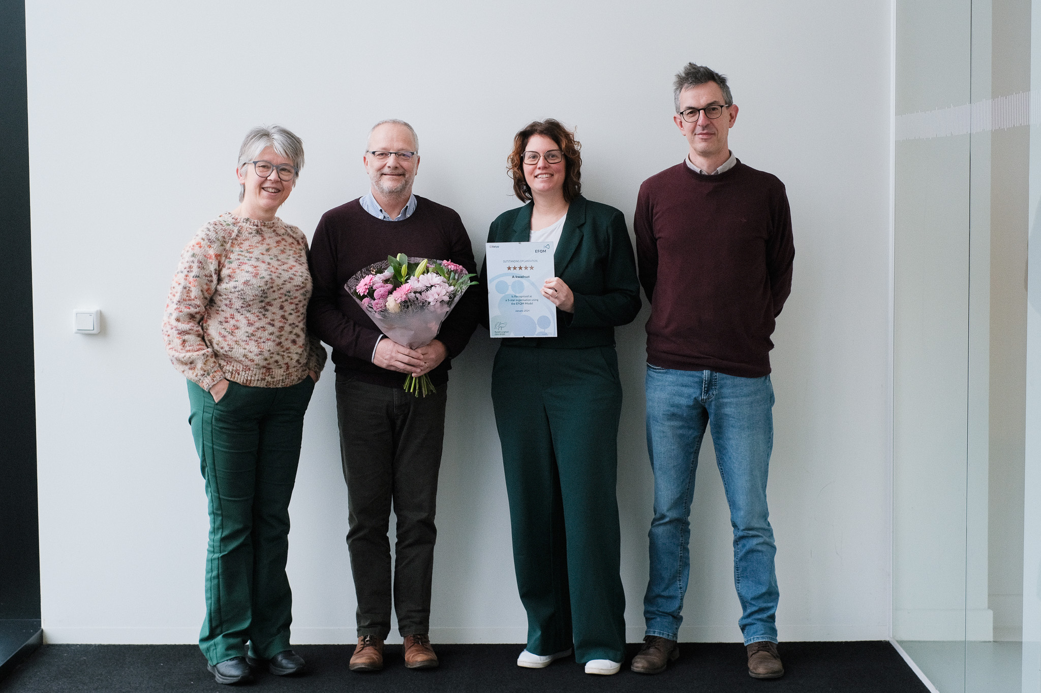 A-kwadraat EFQM recognised met 5 sterren