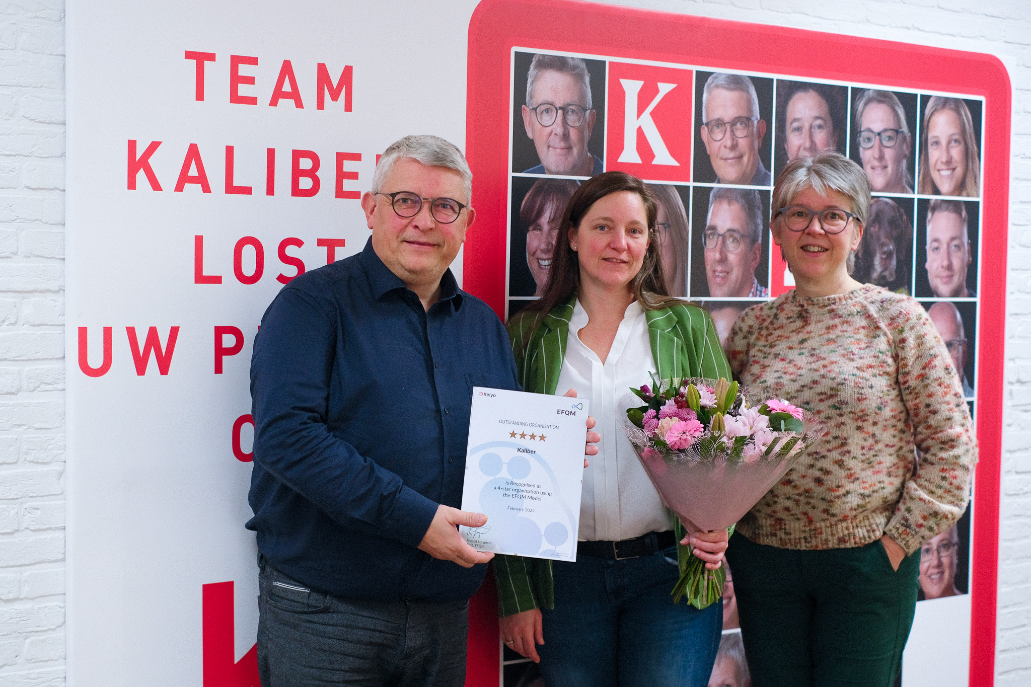 Kaliber EFQM recognised met 4 sterren